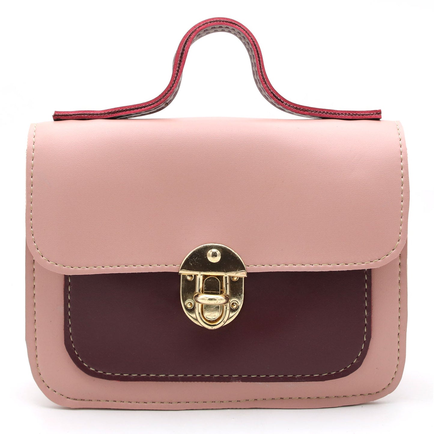 Women's Shoulder Bag - Navy Blue-Tea Pink-Maroon-Sea Green