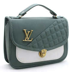 Women's Shoulder Bag - Beige - Navy Blue - Dark Grey - Dark Green