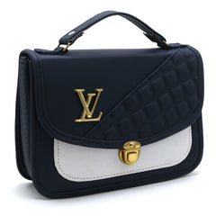 Women's Shoulder Bag - Beige - Navy Blue - Dark Grey - Dark Green