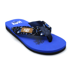 Men's Flip Flop Slider - Yellow- Royal Blue- Black