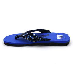 Men's Flip Flop Slider - Yellow- Royal Blue- Black