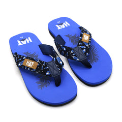 Men's Flip Flop Slider - Yellow- Royal Blue- Black