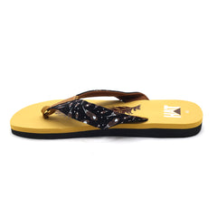 Men's Flip Flop Slider - Yellow- Royal Blue- Black