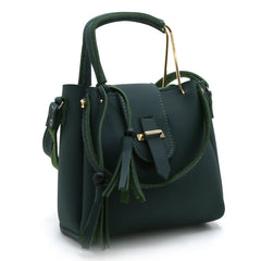 Women's Shoulder Bags - Olive Green