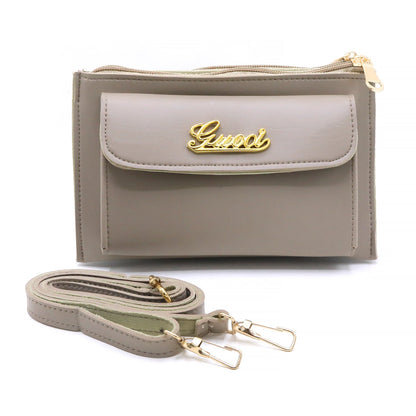 Women's Clutch - Beige- Grey- Peach - Fawn