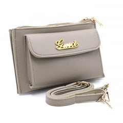 Women's Clutch - Beige- Grey- Peach - Fawn