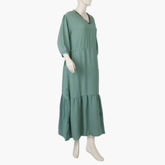 Women's Western Long Maxi - Pink- Steel Blue- Green