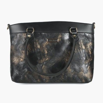 Women's Hand Bag - Black- Coffee