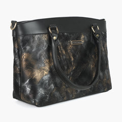 Women's Hand Bag - Black- Coffee