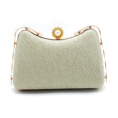 Women's Fancy Clutch - Silver- Peach- Green- Golden