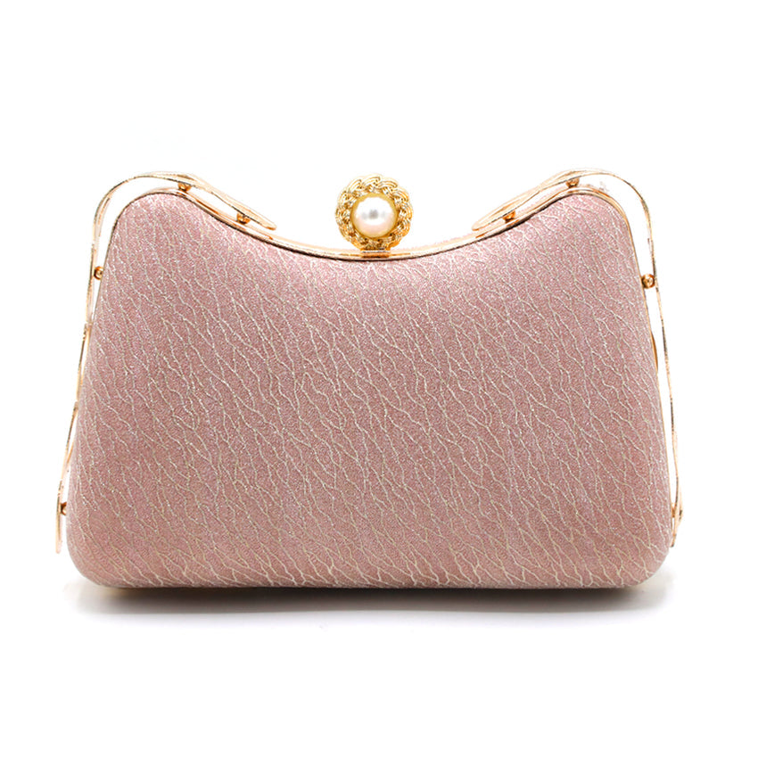 Women's Fancy Clutch - Silver- Peach- Green- Golden