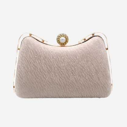 Women's Fancy Clutch - Silver- Peach- Green- Golden