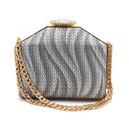 Women's Fancy Clutch - Grey