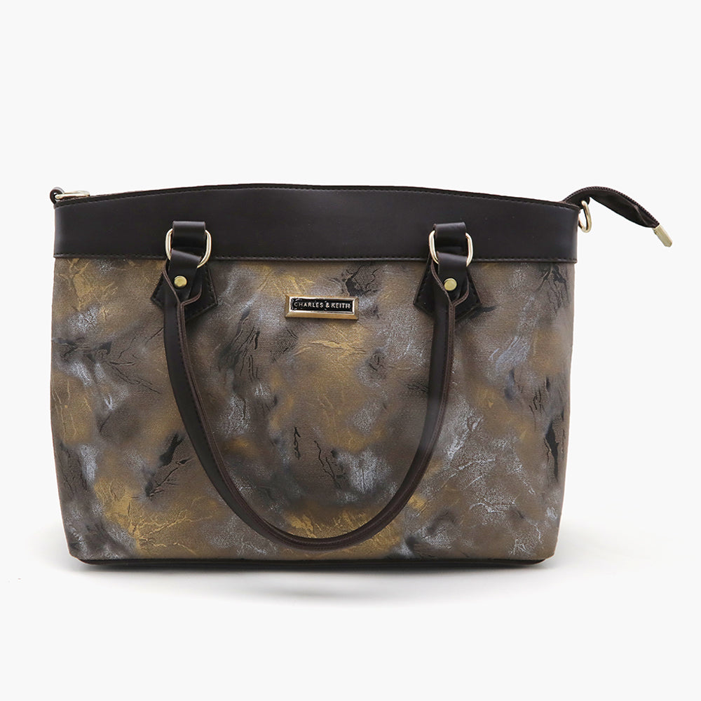 Women's Hand Bag - Black- Coffee