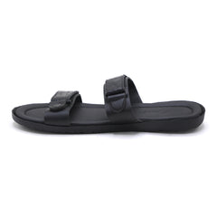 Men's Slipper - Black- Brown