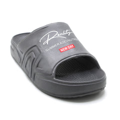 Men's Slider - Grey- Blue- Black