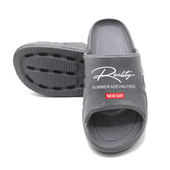 Men's Slider - Grey- Blue- Black