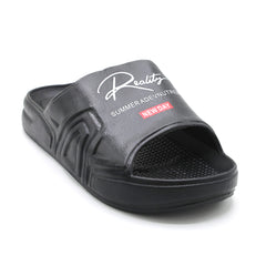 Men's Slider - Grey- Blue- Black