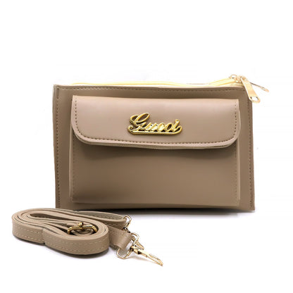 Women's Clutch - Beige- Grey- Peach - Fawn