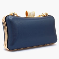 Bridal Clutch - Dark Brown - Steel Blue- Maroon- Light Brown