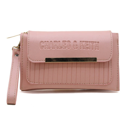 Women's Clutch - Tea Pink- Maroon