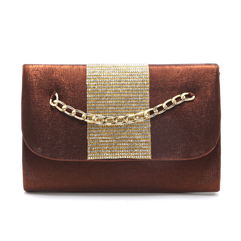 Women's Clutch - Royal Blue- Copper