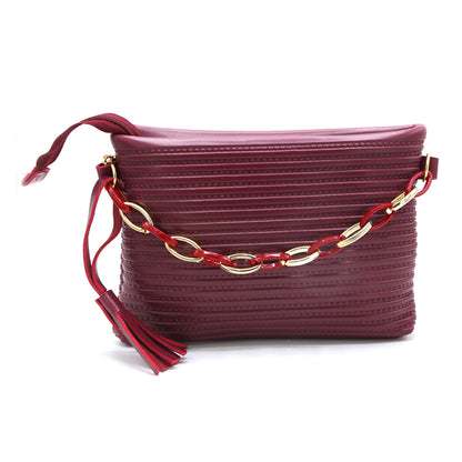 Women's Clutch - Light Brown- Maroon- Brown- Navy Blue- Mustard