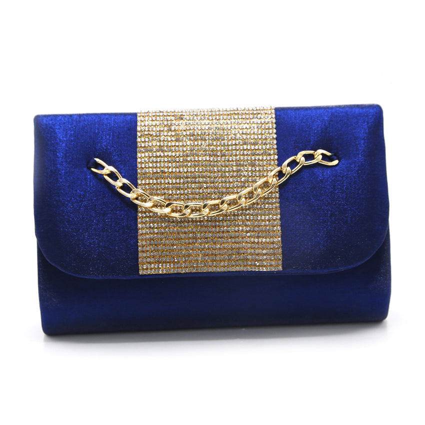 Women's Clutch - Royal Blue- Copper