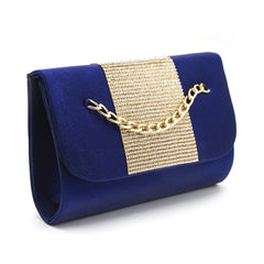 Women's Clutch - Royal Blue- Copper