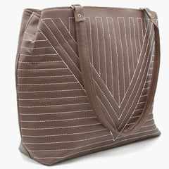 Women's Bag - Dark Brown-Maroon