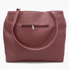 Women's Bag - Dark Brown-Maroon