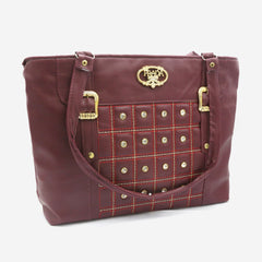 Women's Purse - Dark Brown - Navy Blue - Maroon