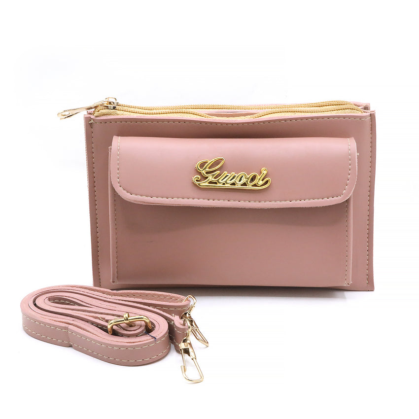 Women's Clutch - Beige- Grey- Peach - Fawn