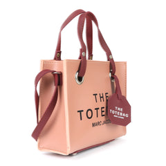 Women's Shoulder Bag- Tea Pink-Grey-Brown-Mustard-Navy Blue-Fawn-Black