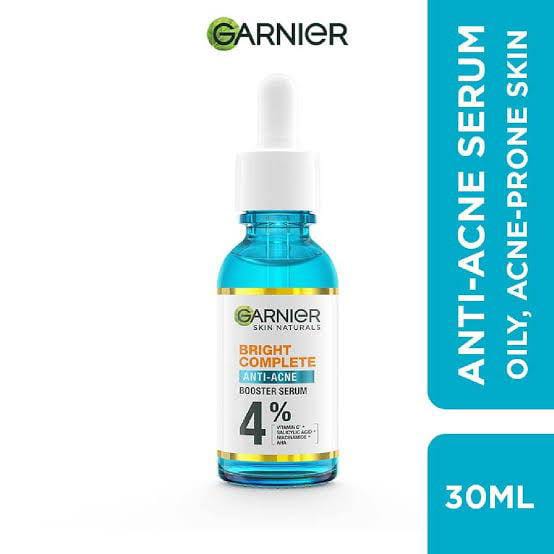 Garnier Skin Naturals Bright Complete Anti Acne Booster Serum Brighter 30ml.