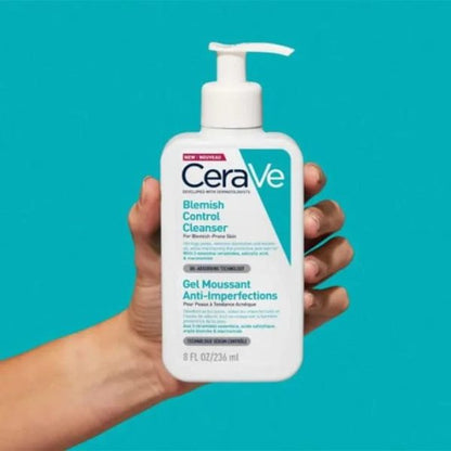 Cerave Blemish Control Face Cleanser For Blemish-prone Skin With 2% Salicylic Acid & Niacinamide For Blemish-prone Skin